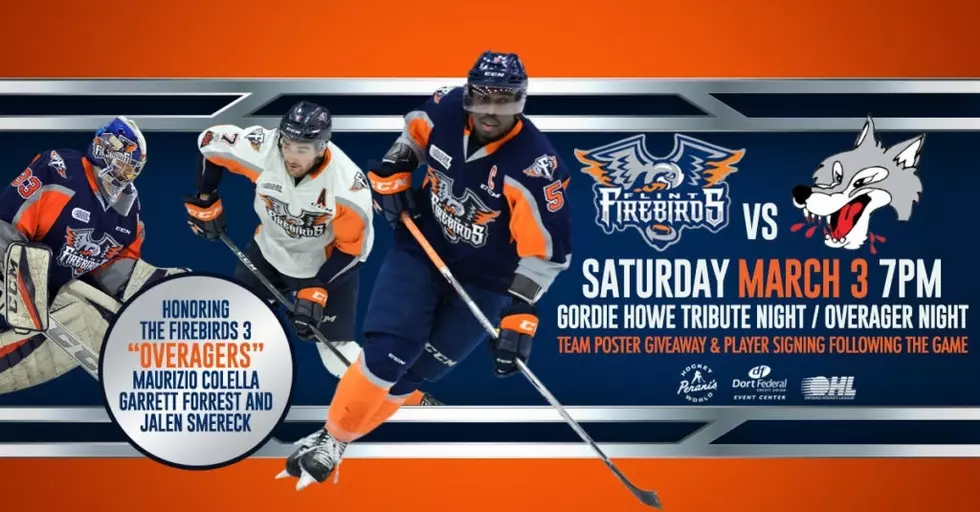 Firebirds Host Sudbury Saturday Night